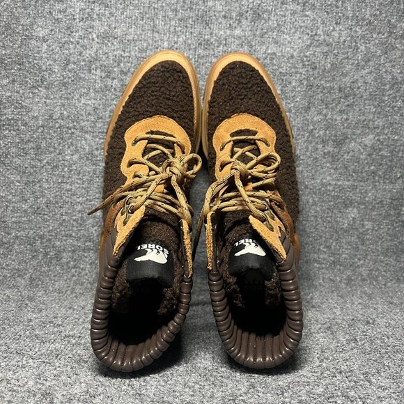 Sorel Women's Brex Heel Cozy Lace Bootie Boot Tawny Buff Brown Size 11 NWOB - Picture 5 of 10